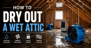 How To Dry Out a Wet Attic