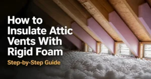 How to Insulate Attic Vents With Rigid Foam